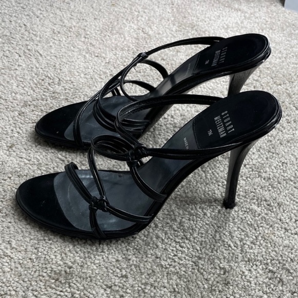 Stuart Weitzman Shoes - Stuart Weitzman Black Strappy Heels